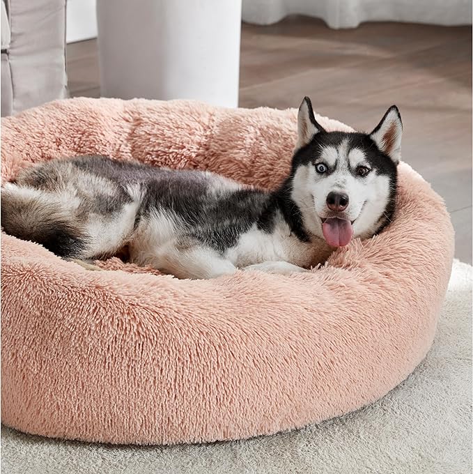 Bedsure Calming Dog Bed for Large Dogs 36 inches 100 lbs