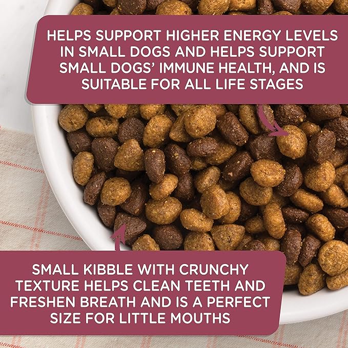 Rachael Ray Nutrish Little Bites Dry Dog Food, Chicken & Veggies Recipe for Small Breeds, 14 Pound Bag