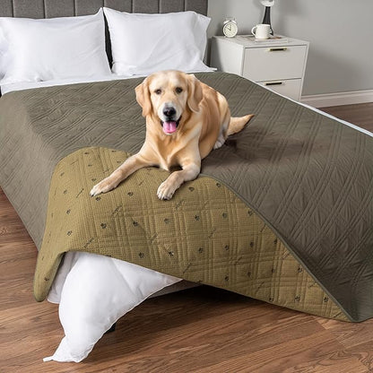 PetAmi Waterproof Couch Cover for Dogs 102x82 Green