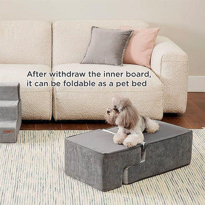 Lesure Dog Stairs for Small Dogs 4 Steps