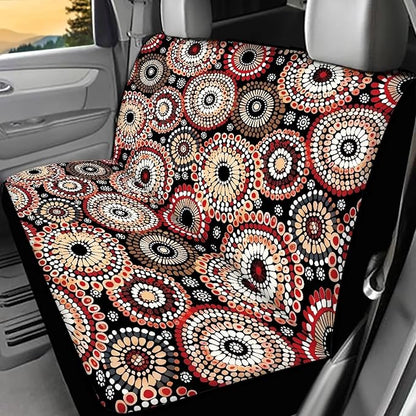 AFPANQZ Mandala Car Rear Seat Covers Set Universal
