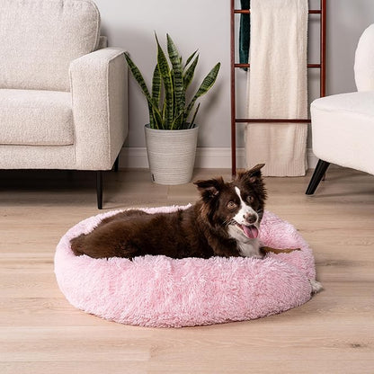 PetAmi Calming Dog Bed for Small Medium Dog Cat 45 lbs, 30 inch,