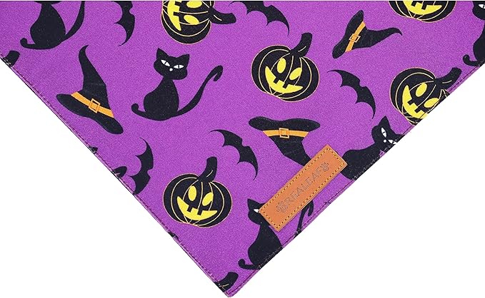 Realeaf Halloween Dog Bandanas 2 Pack
