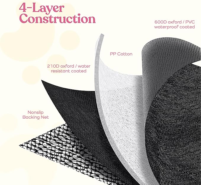 100% Waterproof Car Seat Cover for Dogs 600D Heavy