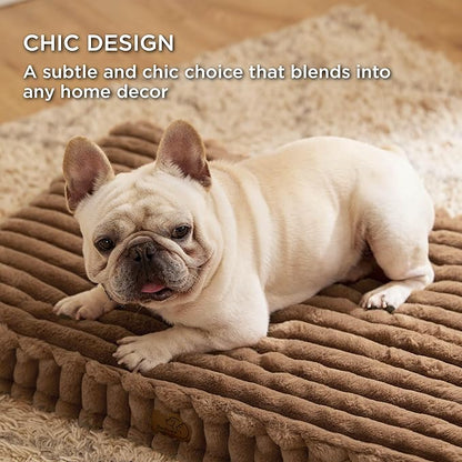 Bedsure Orthopedic Dog Bed for Medium Dogs (30x20, Copper