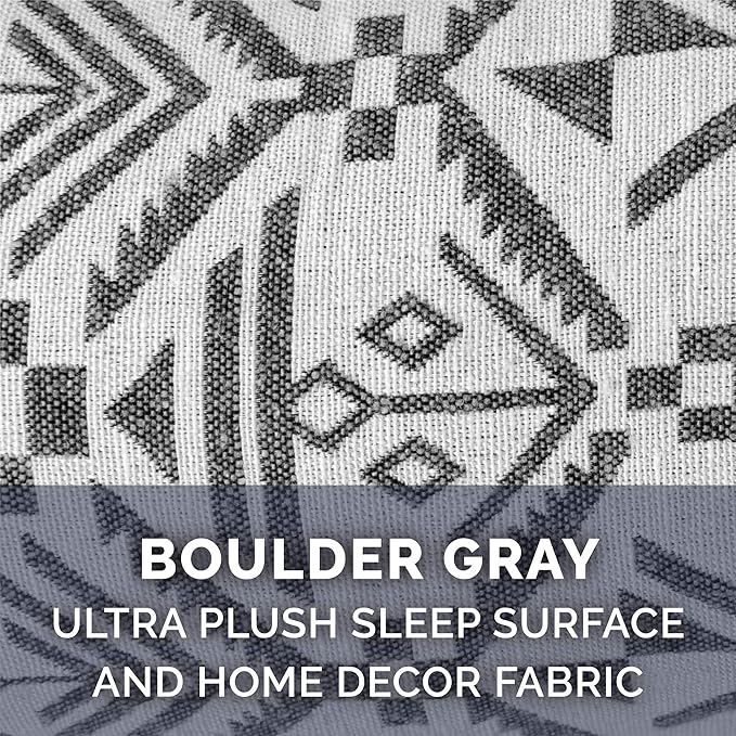 Furhaven Pillow Dog Bed for Large/Medium Dogs w/ Removable Bolsters & Washable Cover