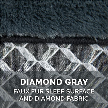 Furhaven Orthopedic Dog Bed for Large/Medium Dogs w/ Removable Bolsters & Washable Cover 55 lbs