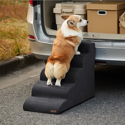 Lesure Dog Stairs for Small Dogs 5 Steps