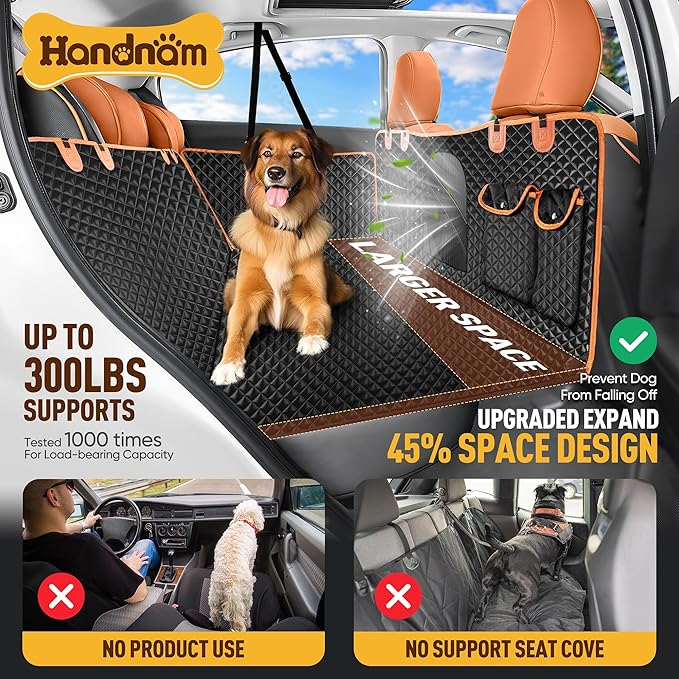 Back Seat Extender for Dogs 300lbs Dog