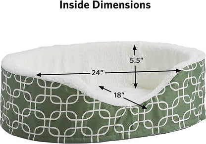 MidWest Homes for Pets Orthoperdic Egg-Crate Nesting Pet Bed w/ Teflon Fabric Protector