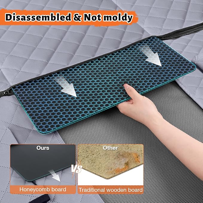 Back Seat Extender for Dogs Window,100% Waterproof