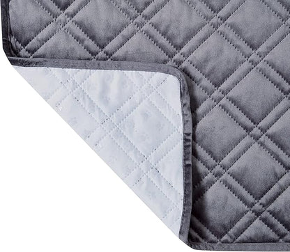 Brilliant Sunshine Premium Grey Silky Velvet Pet Sofa Bed