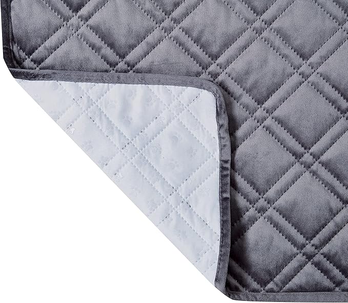 Brilliant Sunshine Premium Grey Silky Velvet Pet Sofa Bed