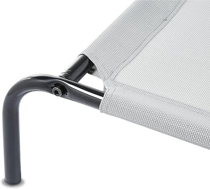 Amazon Basics Cooling Elevated Dog Bed with Metal Frame 35.6"L x 21.8"W x 7.7"Th