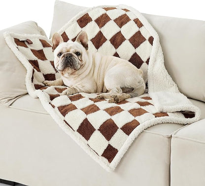 Lesure Waterproof Dog Blanket for Medium Dogs 3D Textured