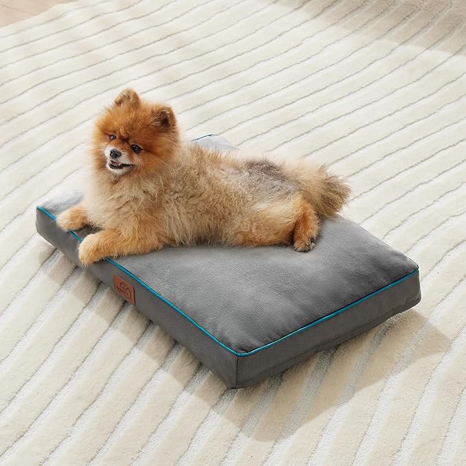 Bedsure Waterproof Dog Beds for Small Dogs 4 inch 20lbs Small
