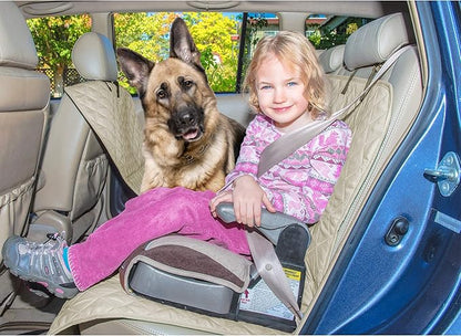 Furhaven Universal Water-Resistant Quilted Hammock-Style Backseat or Cargo Area Protector
