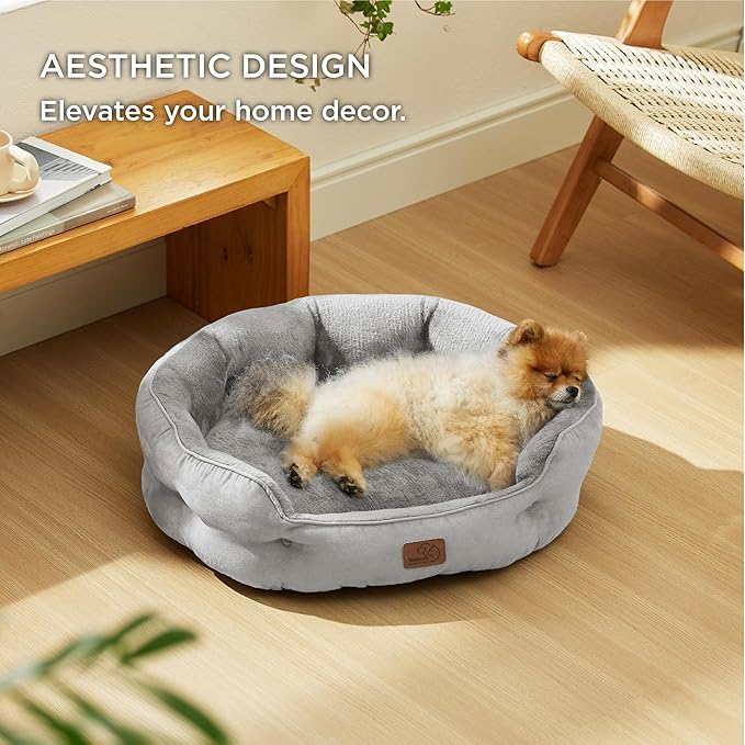 Bedsure Dog Beds for Small Dogs 25 Inches,