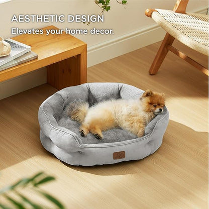 Bedsure Dog Beds for Small Dogs 25 Inches,