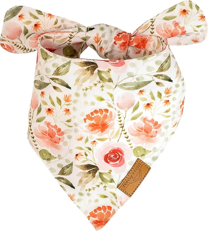 Remy+Roo Small Spring Dog Bandanas 4 Pack