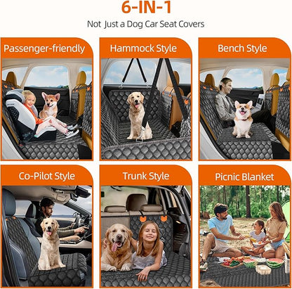 Back Seat Extender for Dogs with Non-Slip Mat 40/60 Split 100% Waterproof