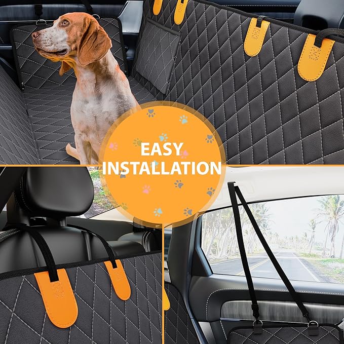 Rear Seat Protector for Dogs 100% Waterproof