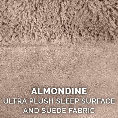 Furhaven Memory Foam Dog Bed for Large/Medium Dogs w/ Removable Bolsters & Washable Cover 55 lbs