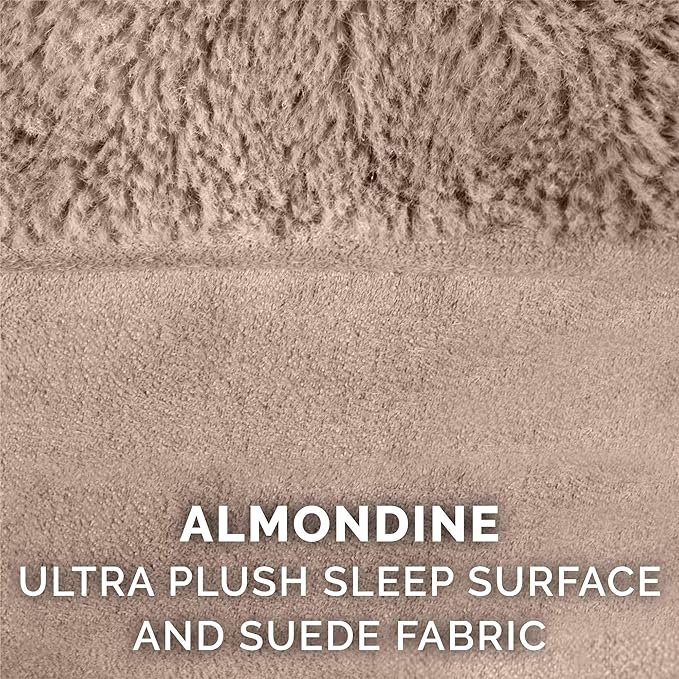 Furhaven Replacement Dog Bed Cover Plush & Suede Sofa-Style