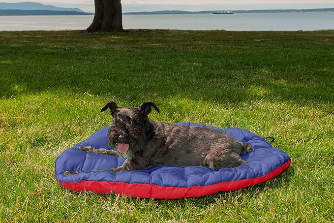 Furhaven Outdoor Travel Dog Bed for Small Dogs w/ Carry Bag