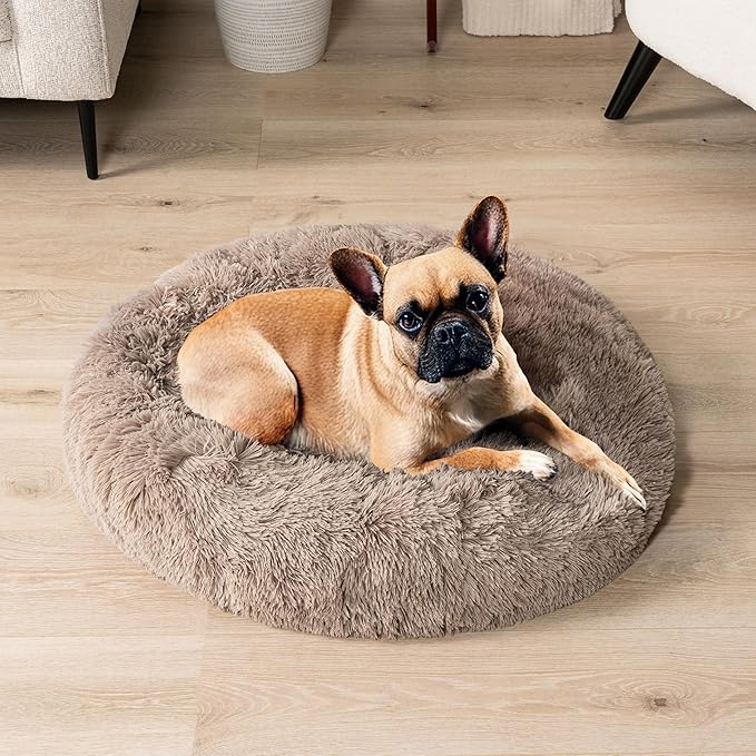PetAmi Calming Dog Bed for Small Medium Dog Cat 25 lbs, 23 inch,