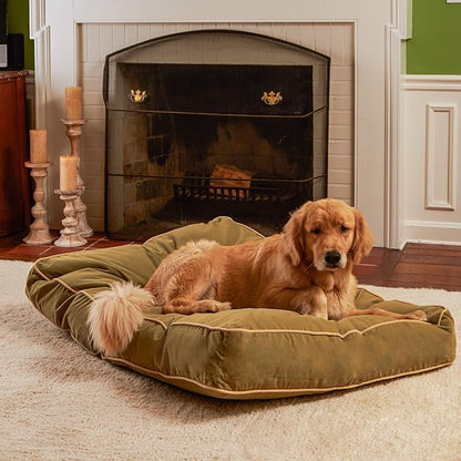 Buster Reversible Rectangle Pillow Style Dog Bed (48 x 36 in.)