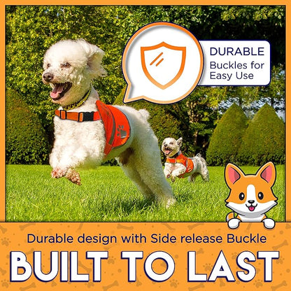 Dog Safety Reflective Lightweight Vest 6 Sizes