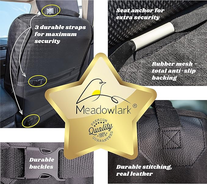 Meadowlark Dog Car Seat Cover Front Seat Cover 45 x 21 in