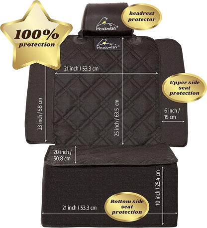 Meadowlark Dog Car Seat Cover Front Seat Cover 45 x 21 in