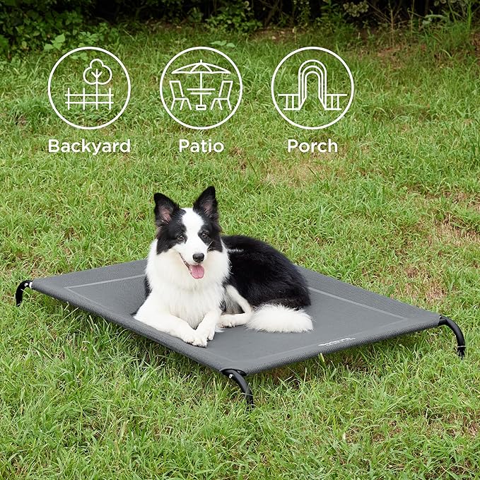 Bedsure Elevated Raised Cooling Cots Bed for Large Dogs 49 inches