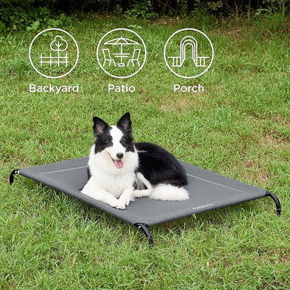 Bedsure Elevated Raised Cooling Cots Bed for Large Dogs 49 inches