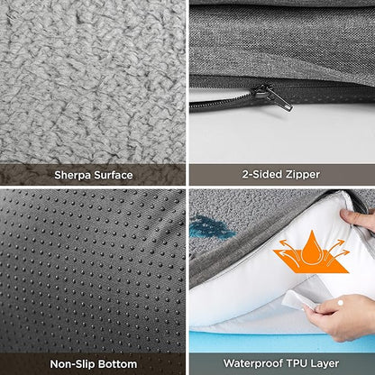 Bedsure Memory Foam Dog Bed for Extra Large Dogs