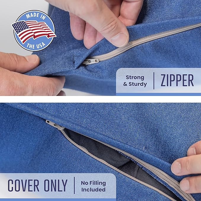 Mayfield Denim Large Dog Bed Cover