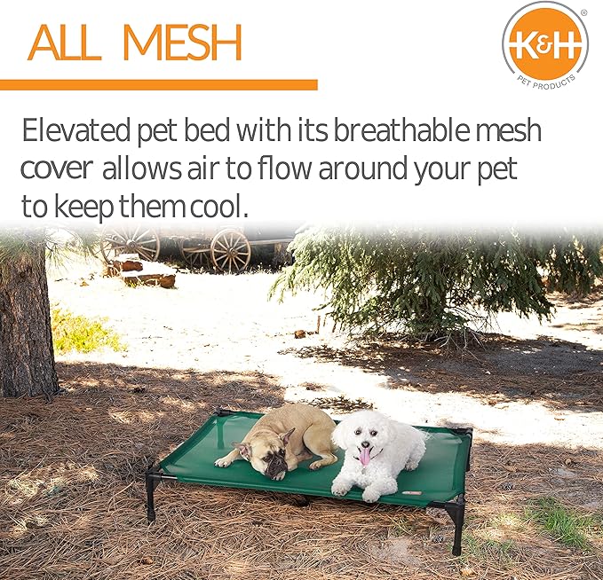 K&H Pet Products Elevated Outdoor Dog Cot Bed