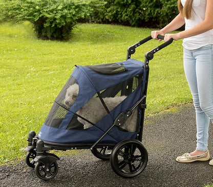 Pet Gear NO-Zip Pet Stroller with Dual Entry 1 Model, 4 Colors