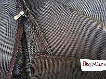 Dogbed4less XL 1680 Ballistic Heavy Duty Dog Pet Bed External Zipper Duvet Cover 40X35X4 Inches,