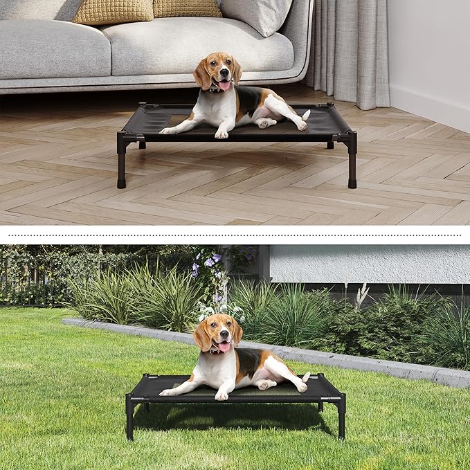 Elevated Dog Bed 30x24-Inch Portable 50lbs by