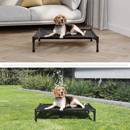 Elevated Dog Bed 30x24-Inch Portable 50lbs by