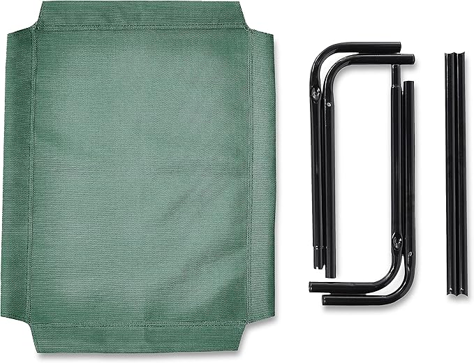 Amazon Basics Cooling Elevated Dog Bed with Metal Frame 36 x 22 x 7.5 Inch,