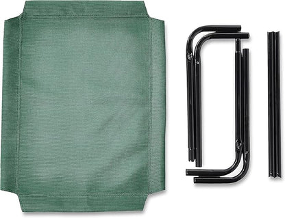 Amazon Basics Cooling Elevated Dog Bed with Metal Frame 36 x 22 x 7.5 Inch,