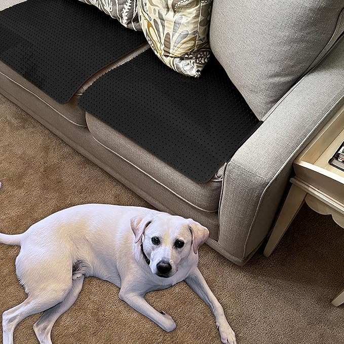 RESILIA Furniture Protector Pet Deterrent Tiles 21 Inches 19 Inches, 8 Pack