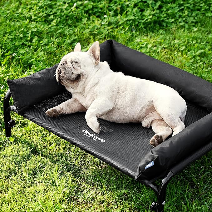 Bedsure Elevated Raised Outdoor Dog Bed 32 inches