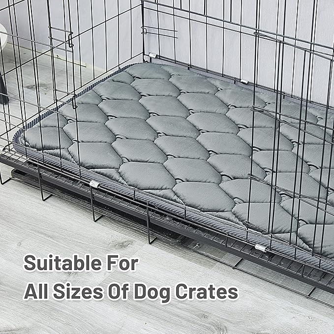 Dog Crate Mats Dogs(41x27,Grey)