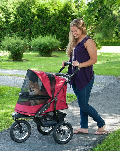 Pet Gear No-Zip AT3 Pet Stroller for Cats/Dogs 2 Models, 4 Colors
