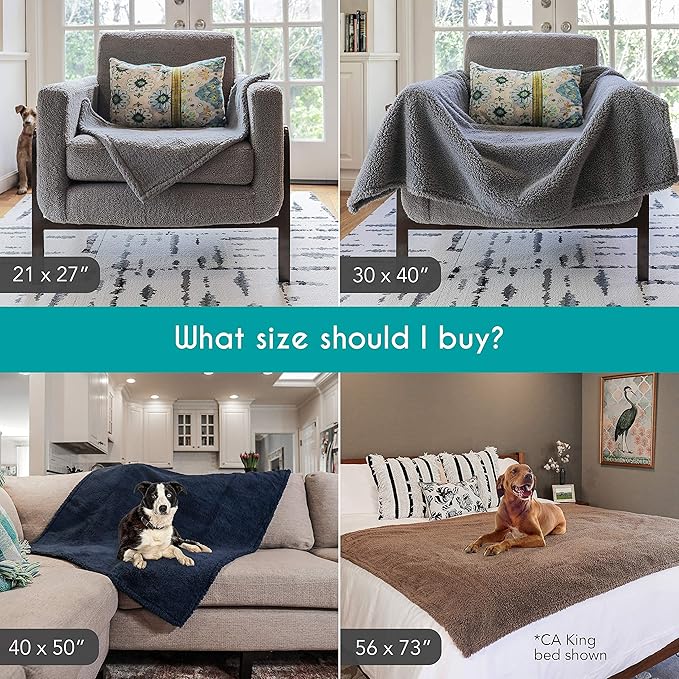 rocket & rex Extra Small Waterproof Dog Blankets for Dogs (21 x 27)